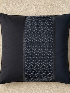 Hotel Collection gray Euro Pillow Sham 24x24